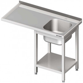 Stôl s umývadlom 1-kom (P) a priestor pre chladničku alebo umývačky riadu 1200x700x900 mm skrutka